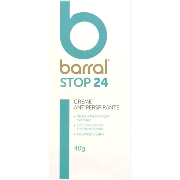 Barral Stop 24 Creme Antiperspirante