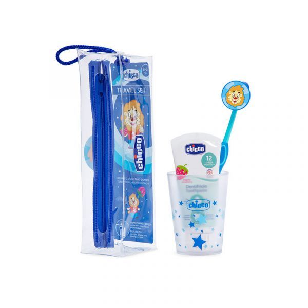 Chicco Conjunto de Higiene Oral 3-6 anos - Azul