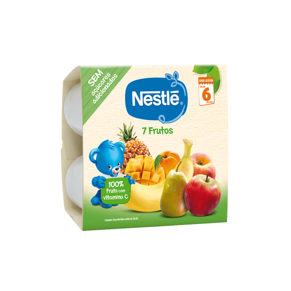 Nestlé Copinhos 7 Frutos 6m+ 4x100g