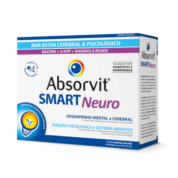 Absorvit Smart Neuro 30 Ampolas