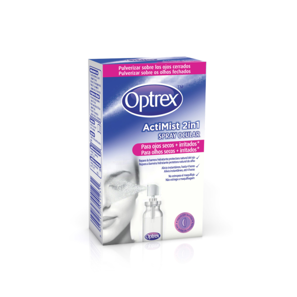 Optrex ActiMist 2in1 Spray Ocular Olhos Secos e Irritados 10ml