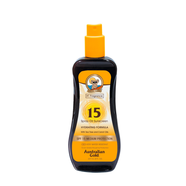 Australian Gold SPF 15 Spray Oil Carrot Sunscreen 237ml