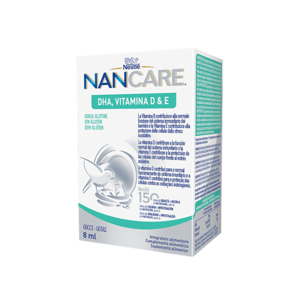 Nancare DHA Vitamina D & E Gotas 8ml