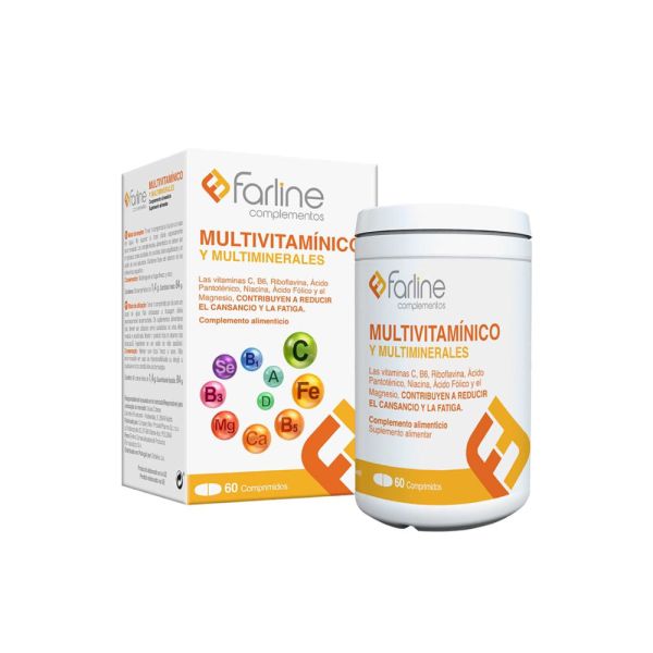Farline Multivitamínico e Multiminerais 60 Comprimidos