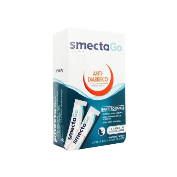 SmectaGo Anti-Diarreico Suspensão Oral 12 Saquetas