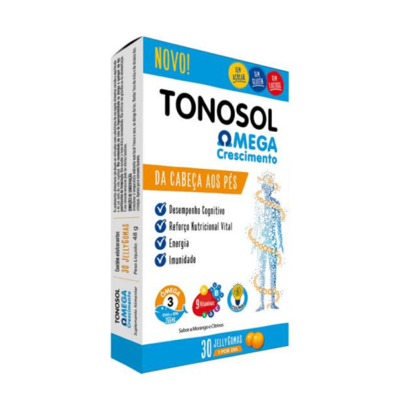 Tonosol Omega Crescimento Gomas X30