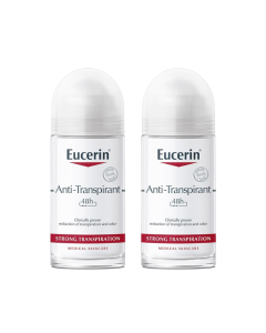 Eucerin Anti-Transpirante Roll-On Transpiração Forte 48h 2x50ml