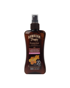 Hawaiian Tropic FPS 20 Protective Spray Dry Oil 200ml
