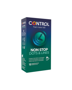 Control Non Stop Dots & Lines 12 Preservativos