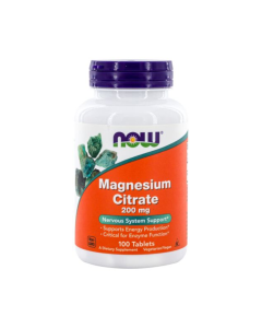 Now Magnesium Citrate 200mg X100 comprimidos