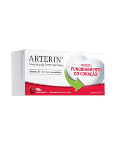 Arterin Levedura Arroz Vermelho X90 comprimidos